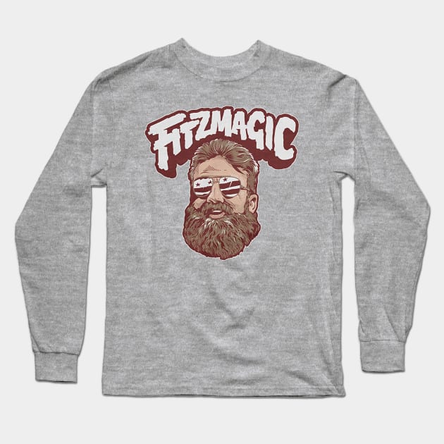 Ryan Fitzpatrick Fitzmagic Long Sleeve T-Shirt by Chunta_Design